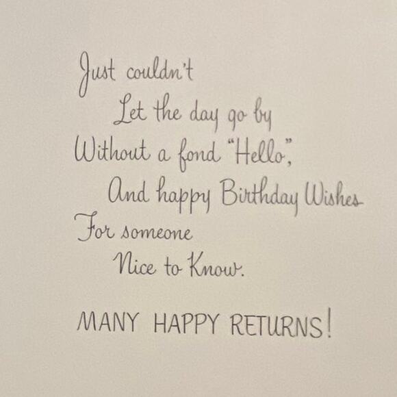 Lot 4 Vtg MCM Birthday Card USA 1970s Embossed Ornithologist Bird Winged Classic - Picture 4 of 16